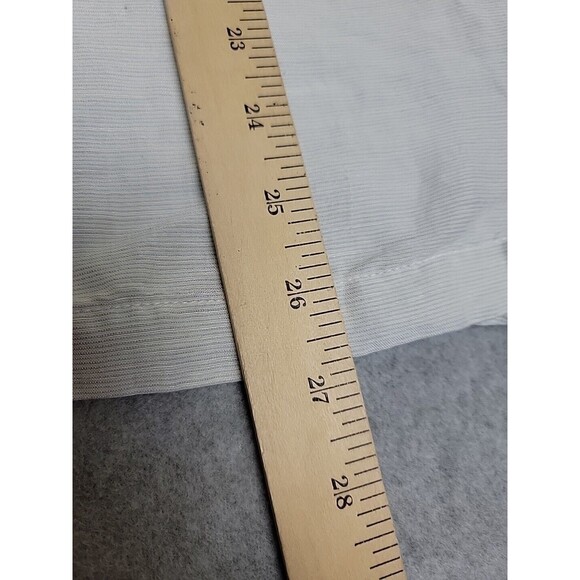 Cubavera Shirt Mens XL Blue Stripe Button Liene Blend Lightweight Embroidered - Picture 11 of 12